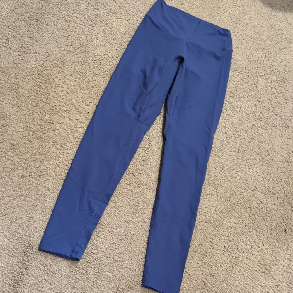 Women's Blue Leggings - Picture 2 of 5